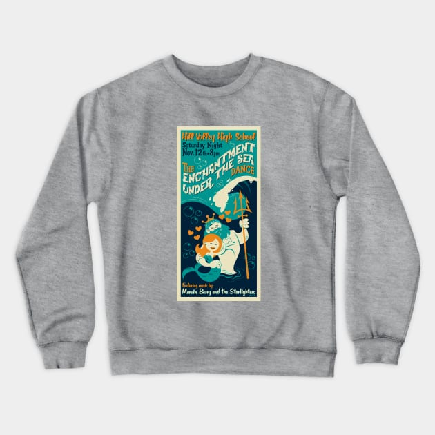 Enchantment Under The Sea Dance Crewneck Sweatshirt by Scott Derby Illustration